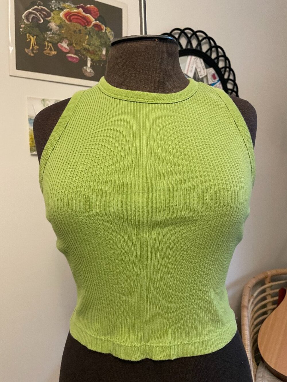 Uniqlo rib knit muscle tank